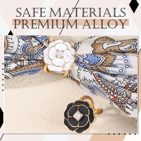 Netherlshop®✨ Boucle élégante pour manteau et écharpe (Remise 50%) – L’élégance au bout des doigts !