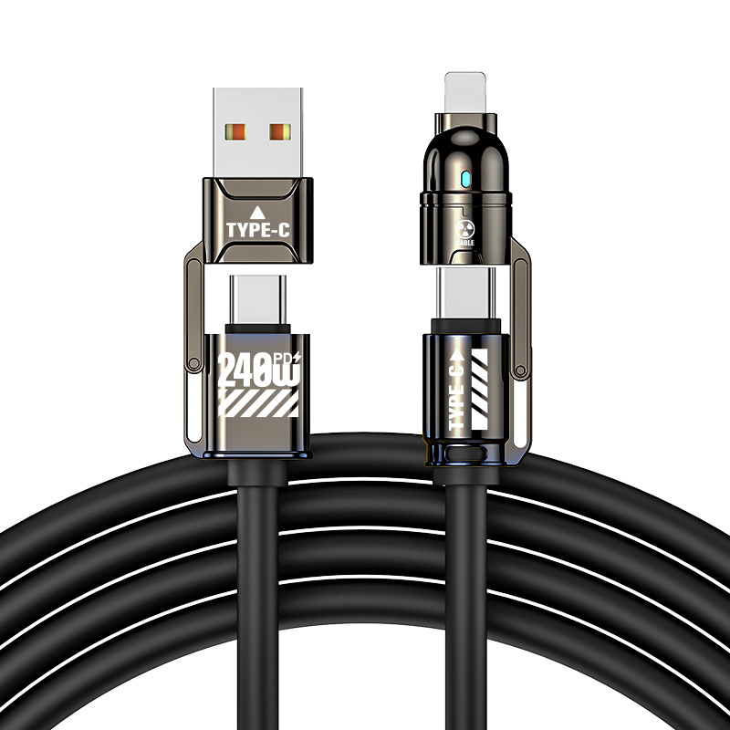 Câble de charge rapide 4-en-1 haute puissance