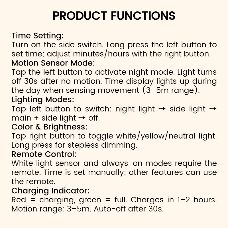 🌙🔥 Veilleuse LED intelligente horloge intégrée détecteur de mouvement, lumière douche automatique pour chambre enfant ✨