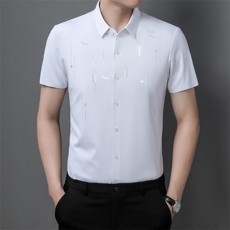 ❄Chemise en soie glacée anti-rides d'été 2023❄