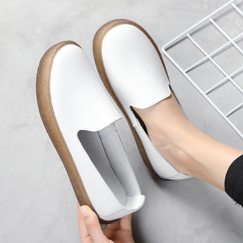Jamron Femmes Cuir Véritable Chaussures de Confort Semelle Souple Ballerines Bas Talon Compensé Chaussons Noir SN02432 EU37.5 Jamron Femmes Cuir Véritable Chaussures de Confort Semelle Souple Ballerines Bas Talon Compensé Chaussons Noir SN02432 EU37.5
