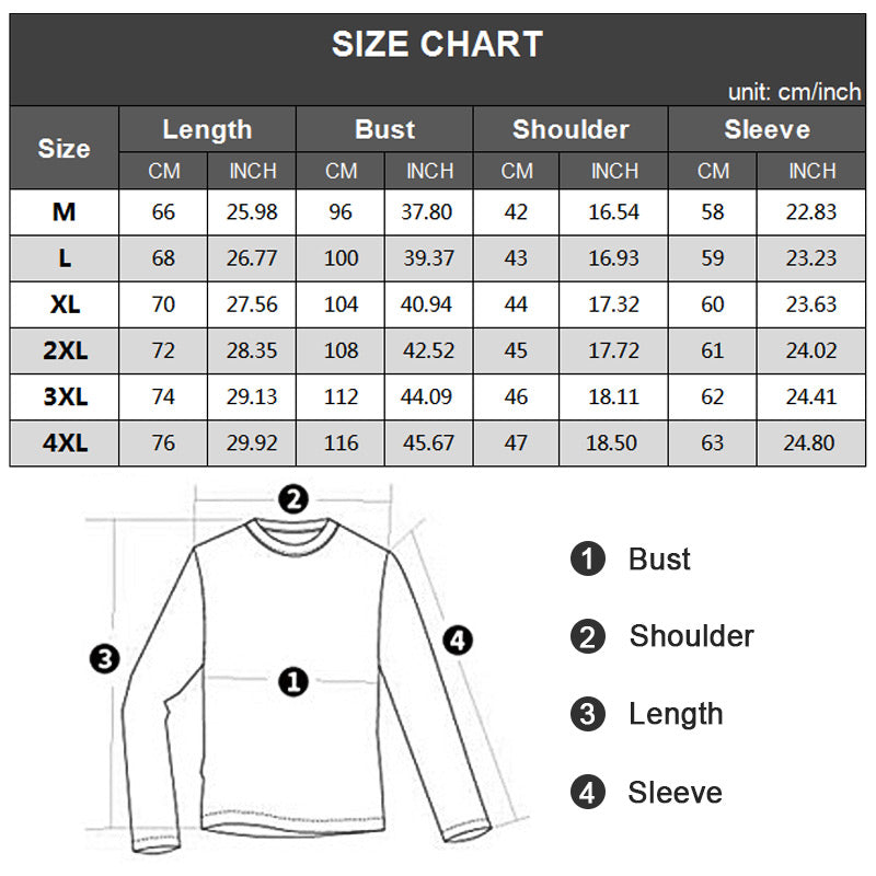 Sweat-shirt à manches longues pour hommes