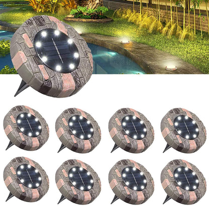 Lampes solaires au sol - Modèle Rock
