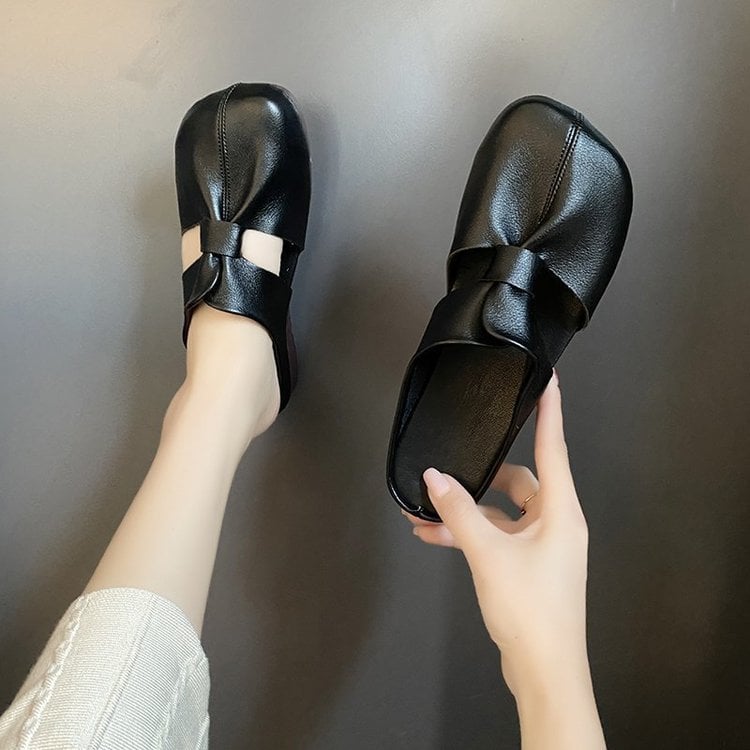🔥Soldes d'été 50% de réduction👣Mules plates à découpes