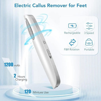 🔥Vente Flash - 50% DE RÉDUCTION🔥Éliminateur de Callosités Électrique pour les Pieds⚡