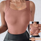 🏆 Dernier jour, 60 % de réduction ! 💐 Débardeurs thermiques à encolure en U pour femmes avec soutien-gorge intégr