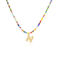 💜Collier avec Perles et Lettre pour Femme (A-Z)💜