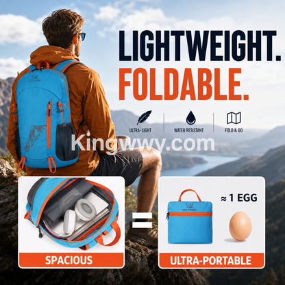 🎉 Soldes 2026 — Plus de 37 400 vendus!⛺ Sac à dos de camping ultra‑léger, pliable et imperméable