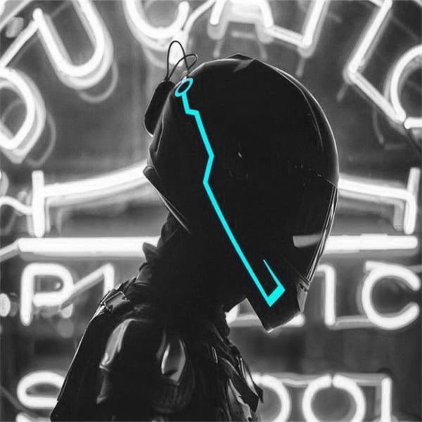 Bande Lumineuse LED pour Casque de Moto