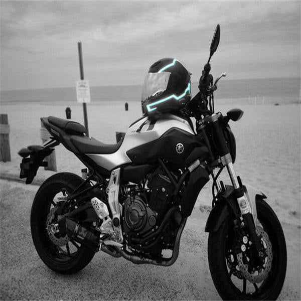 Bande Lumineuse LED pour Casque de Moto