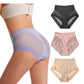 Acheter 1 obtenir 1 gratuit - Culotte taille haute en soie glacée