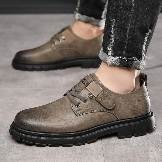 【40% OFF】 Chaussures en cuir cargo vintage pour hommes 🔥Livraison gratuite🔥