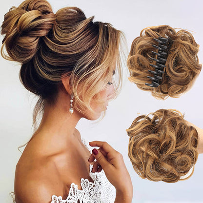 ✨Perruque à Pinces avec Cheveux Naturels