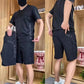 🔥 VENTE DU DERNIER JOUR - 49% DE RÉDUCTION 🔥 Ensemble 2 pièces Top et short à manches courtes pour hommes