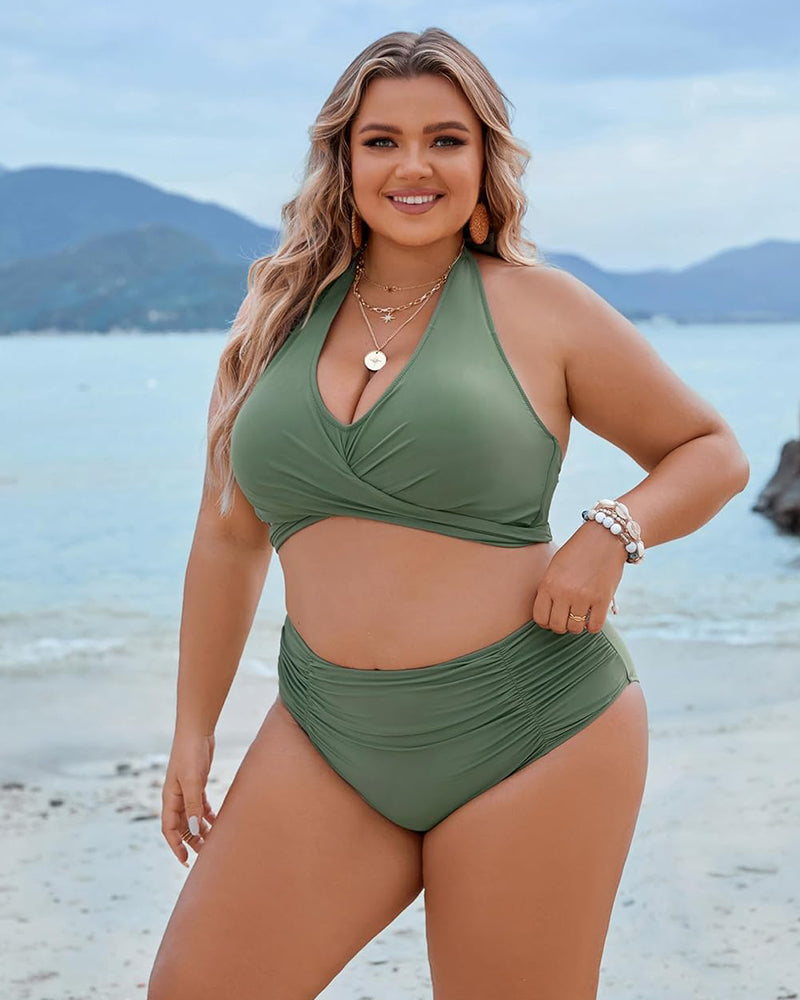 🩱Soldes d'été 49% DE RÉDUCTION👙 Maillots de bain avec contrôle du ventre Maillots de bain taille haute modestes