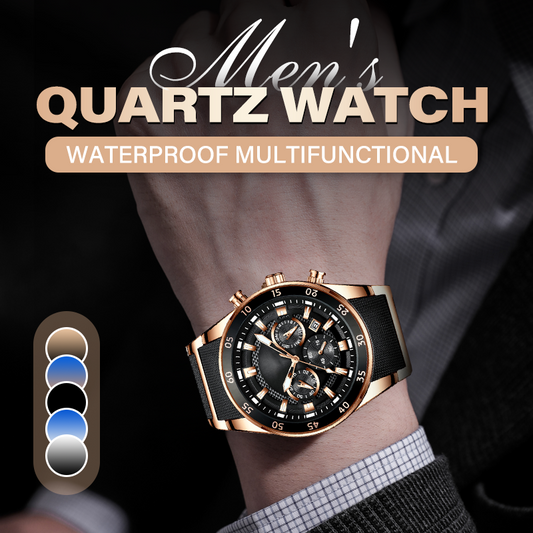 ✨50 % DE RÉDUCTION EN CE MOMENT ! ✨💎Montre-bracelet multifonctionnelle de luxe en quartz pour homme