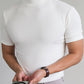 🎁Vente chaude du Nouvel An 2024🎁 T-shirt slim à col roulé pour hommes