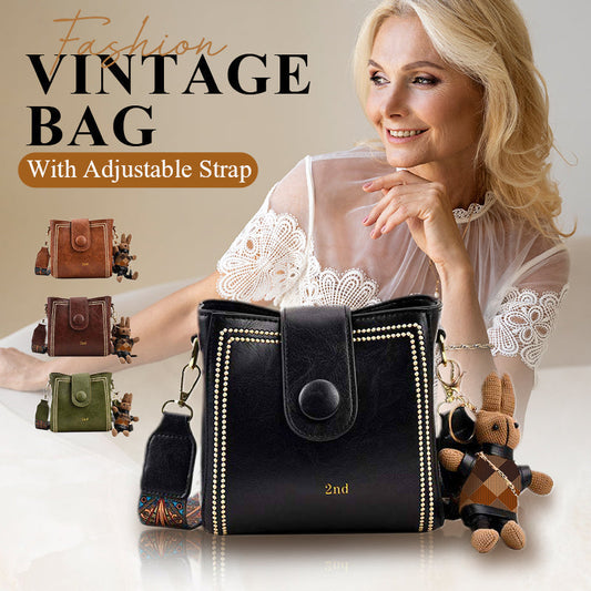 👜Sac à main vintage avec bandoulière large et ajustable
