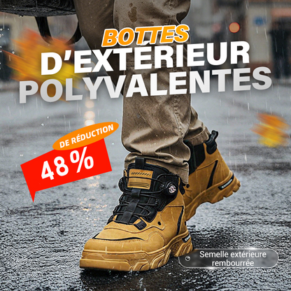 👞 62% OFF MAINTENANT! ⏰ Chaussures de Travail pour Hommes - Imperméables & Antidérapantes, Confort Parfait pour Extérieur et Randonnée ✨