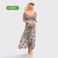 🎁  Vente chaude 55% de réduction 🔥 Robe imprimée à col V hors épaule pour femmes