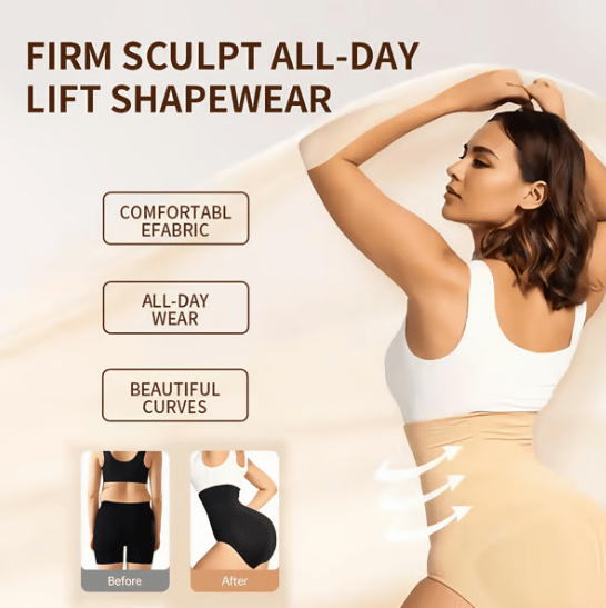 🔥 Culottes gainantes taille haute – Contrôle du ventre