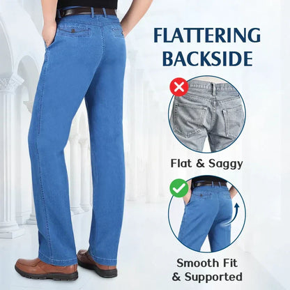 🔥 Hot Sales - 62% OFF🔥 Jeans taille haute à coupe droite pour hommes