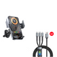 ✨Support de téléphone de voiture intelligent 2 en 1 avec fonction pivotante et chargeur sans fil