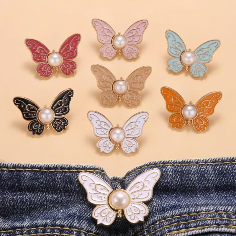 Boucle de réglage de taille papillon amovible (1 acheté, 4 offerts)