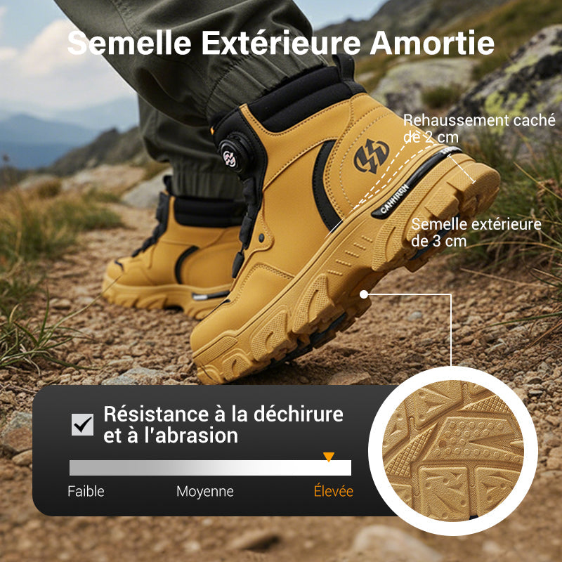 👞 62% OFF MAINTENANT! ⏰ Chaussures de Travail pour Hommes - Imperméables & Antidérapantes, Confort Parfait pour Extérieur et Randonnée ✨