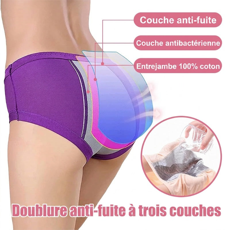 Acheter 3 Obtenir 2 Gratuit 2026 Nouvelle mise à niveau Culotte étanche Taille haute ✨