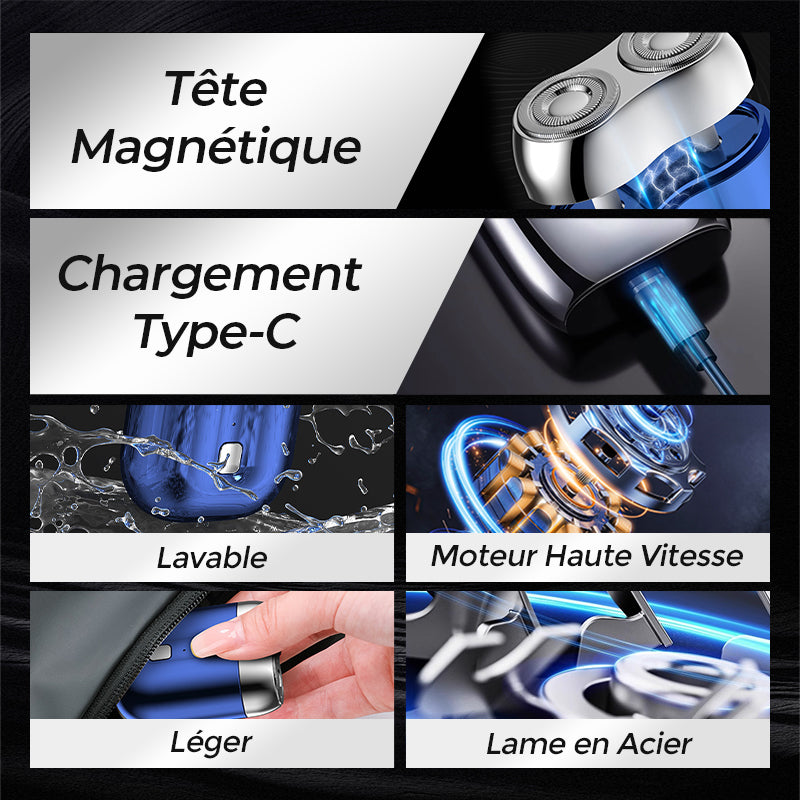 🔥🎉2026 Nouveau rasoir de poche amélioré Mini rasoir USB