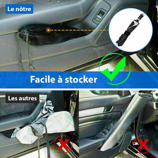 ⏳Durée limitée -50 %💥Parapluie de Voiture Pliable - Protection contre la Chaleur et les UV ☀️☂️ - Idéal pour Garder Votre Voiture au Frais!