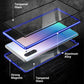 Coque de téléphone double face en verre trempé magnétique anti-espion pour Samsung série S25 à S21.