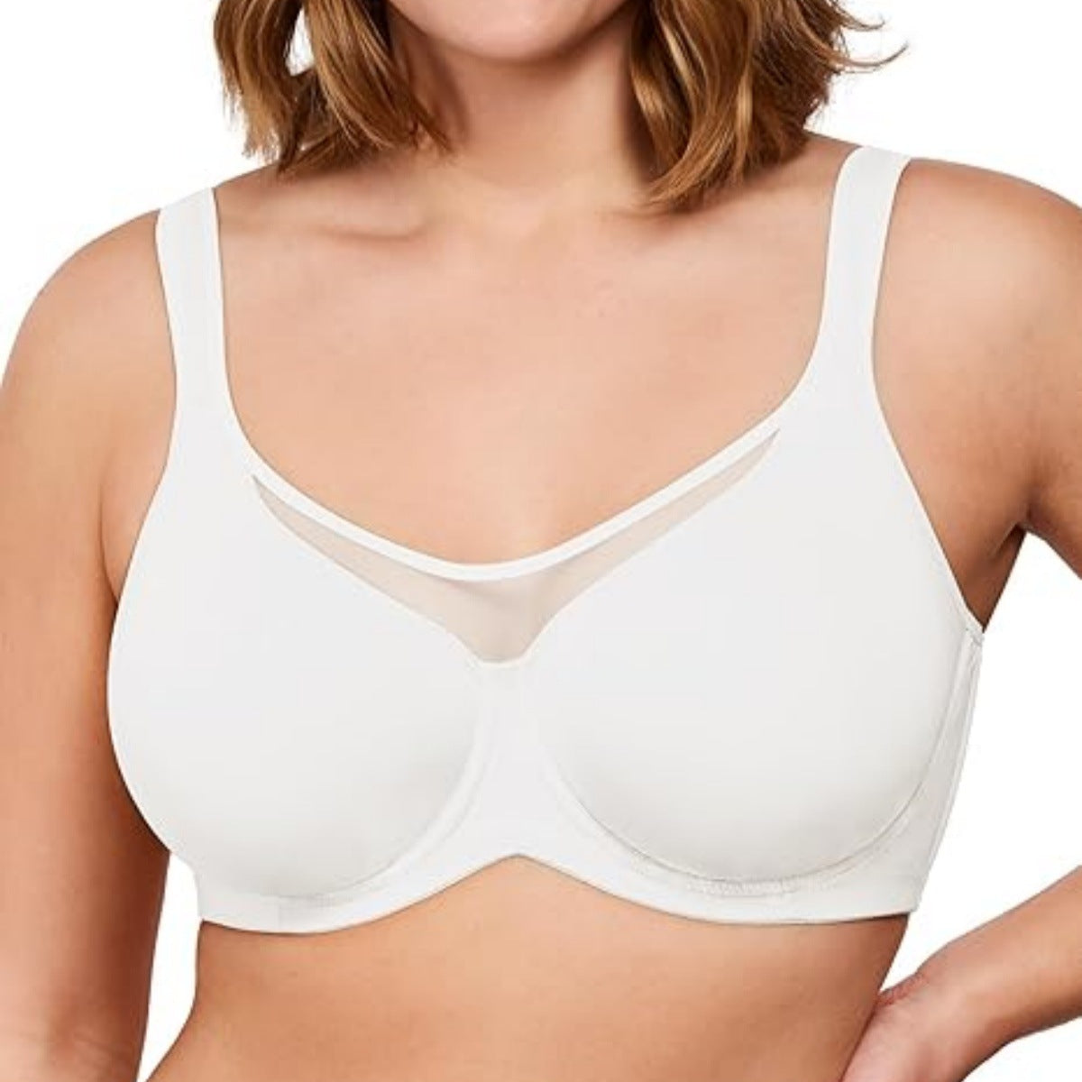 🏆 Dernier jour, prix spécial : 24,99 € 💐 Soutien-gorge élégant, transparent et couvrant pour femmes, grandes tailles