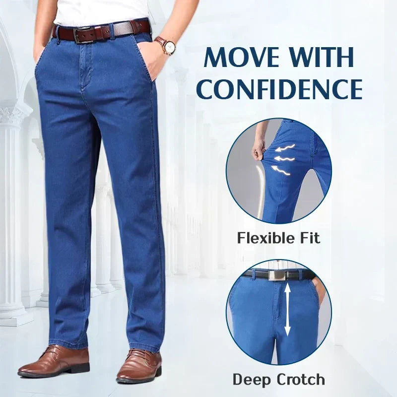 🔥 Hot Sales - 62% OFF🔥 Jeans taille haute à coupe droite pour hommes
