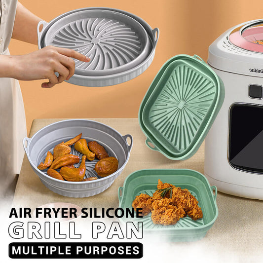 Poêle à griller en silicone pour friteuse à air chaud