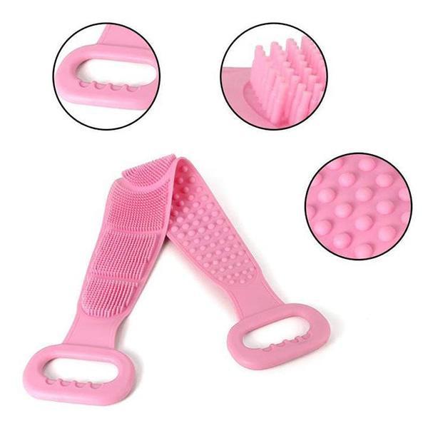 🚿 Brosse de douche en silicone ultra-douce – Nettoyage profond, massage apaisant & doux pour la peau – Parfaite pour une routine bien-être quotidienne ✨