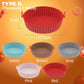 Plaque de cuisson en silicone pour friteuse à air(silicone 100% comestible)