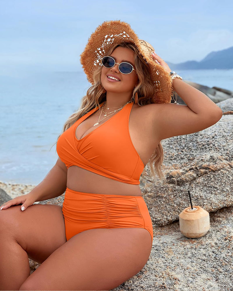 🩱Soldes d'été 49% DE RÉDUCTION👙 Maillots de bain avec contrôle du ventre Maillots de bain taille haute modestes