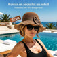 👒✨50 % de réduction🔥Chapeau de soleil élégant en paille tressée avec un nœud