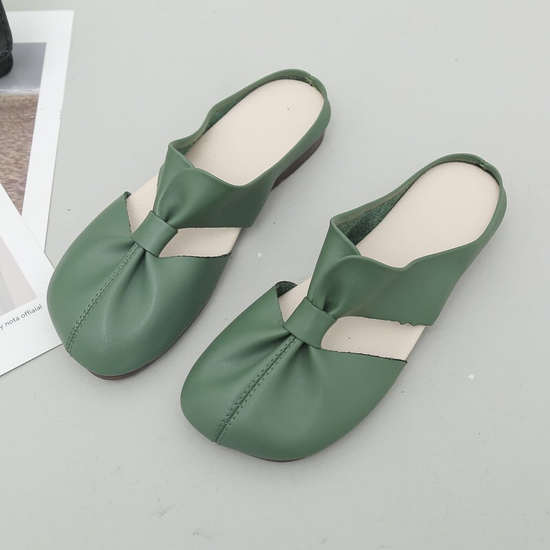 🔥Soldes d'été 50% de réduction👣Mules plates à découpes