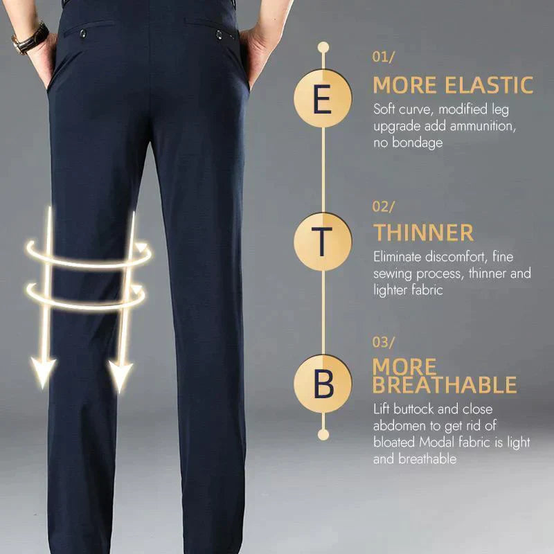 Pantalons classiques à taille haute pour homme - ACHETEZ-EN 2, LA LIVRAISON EST GRATUITE
