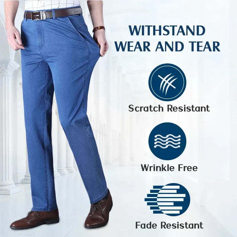 🔥 Hot Sales - 62% OFF🔥 Jeans taille haute à coupe droite pour hommes