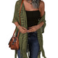 🌸🦋🌼 OFFRE LIMITÉE 50% DE RÉDUCTION! Poncho/Pareo Bohème en Maille Ajourée pour Femme – Ouverture Devant avec Pompons et Franges, Tissu Léger, Idéal pour les Jours Ensoleillés, les Vacances et le Quotidien Chic ✨🎶