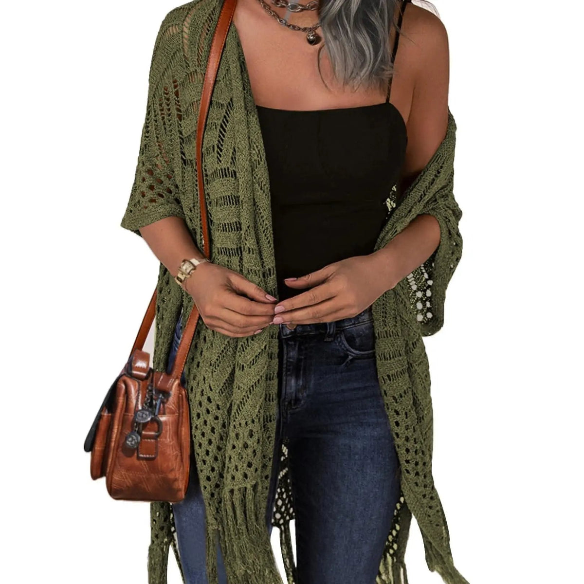 🌸🦋🌼 OFFRE LIMITÉE 50% DE RÉDUCTION! Poncho/Pareo Bohème en Maille Ajourée pour Femme – Ouverture Devant avec Pompons et Franges, Tissu Léger, Idéal pour les Jours Ensoleillés, les Vacances et le Quotidien Chic ✨🎶