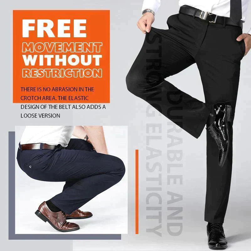 Pantalons classiques à taille haute pour homme - ACHETEZ-EN 2, LA LIVRAISON EST GRATUITE