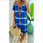 -50% Aujourd’hui 👗✨ Robe Femme Tie-Dye à Col V