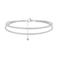 💜Délicat bracelet de cheville étanche en couches