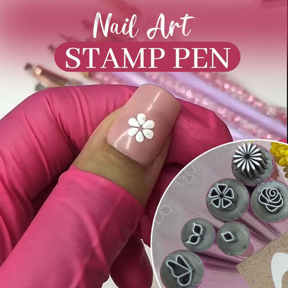 🔥Promotion chaude 56% OFF - Stylo Tampon Nail Art