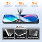 🎉VENTE CHAUDE🎉 Protecteur d’écran en verre trempé 4K HD / anti-espion avec installation auto-élimination de la poussière pour iPhone